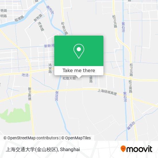 上海交通大学(金山校区) map