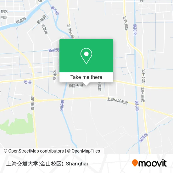 上海交通大学(金山校区) map