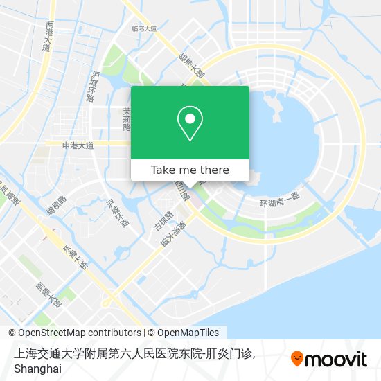 上海交通大学附属第六人民医院东院-肝炎门诊 map