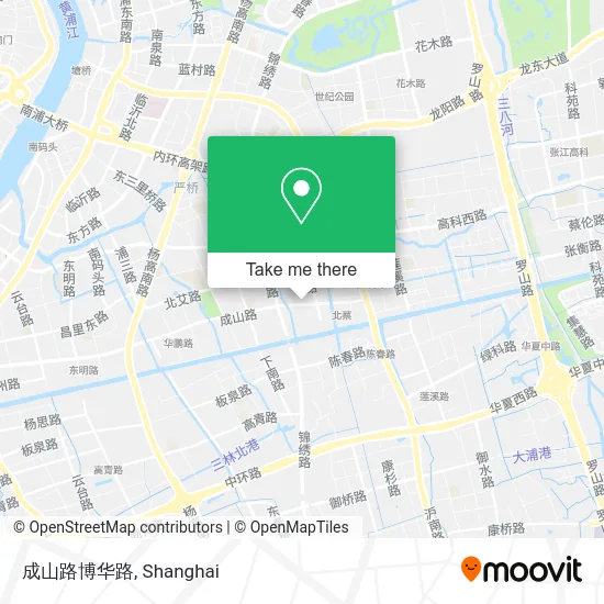 成山路博华路 map