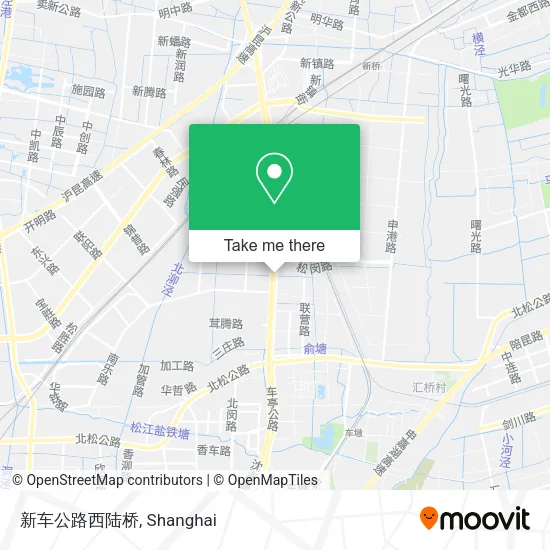 新车公路西陆桥 map