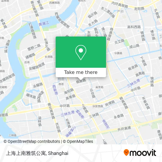 上海上南雅筑公寓 map