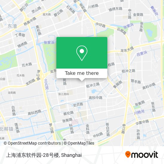 上海浦东软件园-28号楼 map
