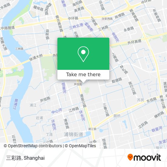 三彩路 map