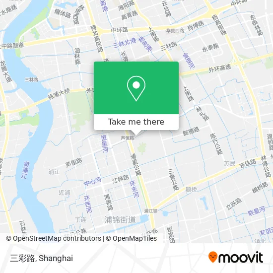 三彩路 map