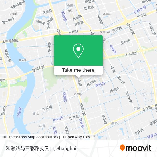 和融路与三彩路交叉口 map