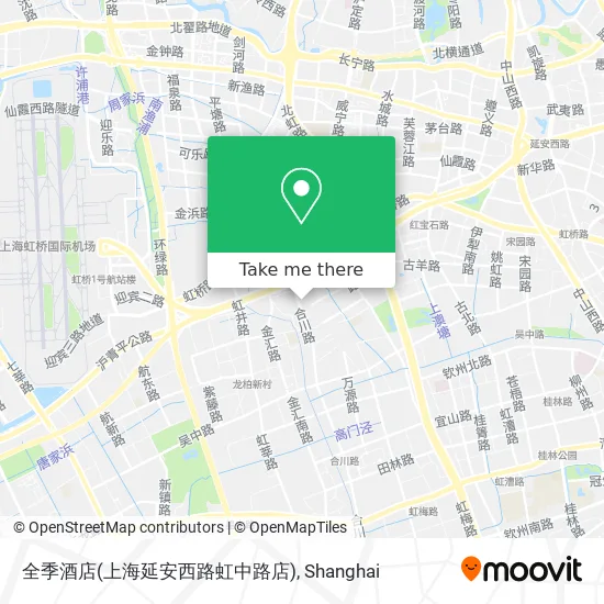 全季酒店(上海延安西路虹中路店) map