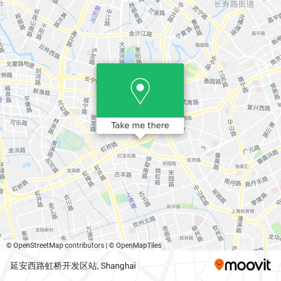 延安西路虹桥开发区站 map