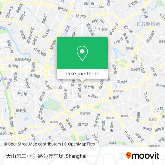 天山第二小学-路边停车场 map