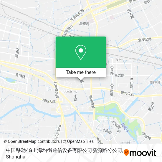中国移动4G上海均衡通信设备有限公司新源路分公司 map