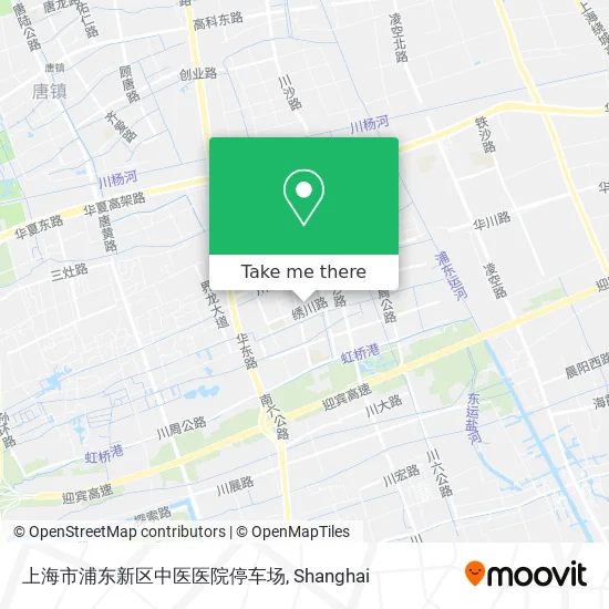 上海市浦东新区中医医院停车场 map