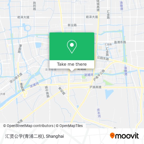 汇贤公学(青浦二校) map