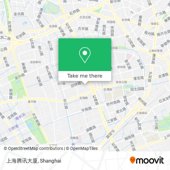 上海腾讯大厦 map