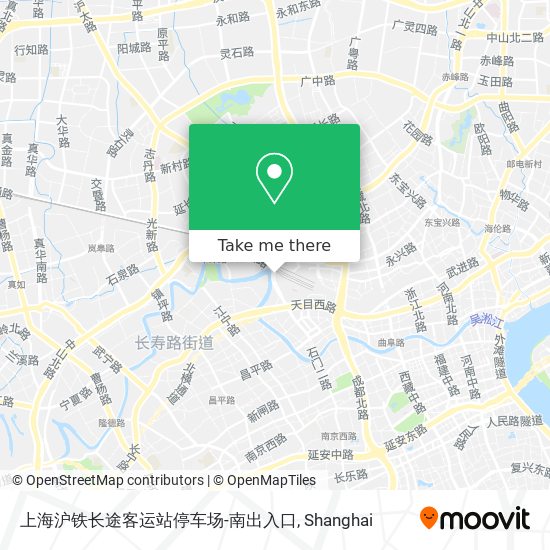 上海沪铁长途客运站停车场-南出入口 map