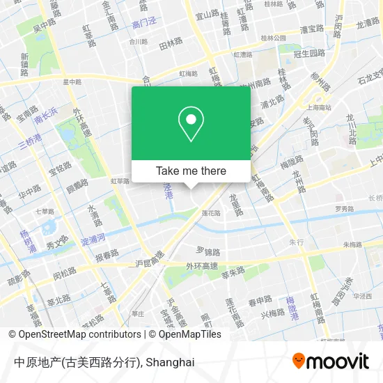 中原地产(古美西路分行) map
