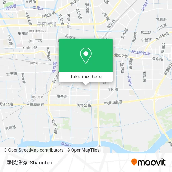馨悦洗涤 map