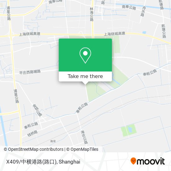 X409/中横港路(路口) map