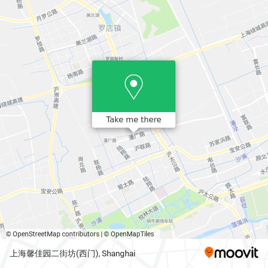 上海馨佳园二街坊(西门) map