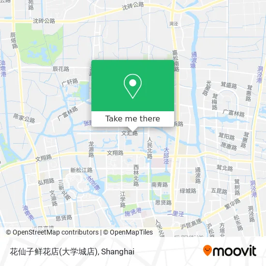 花仙子鲜花店(大学城店) map