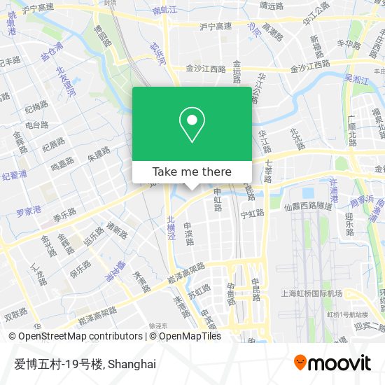 爱博五村-19号楼 map