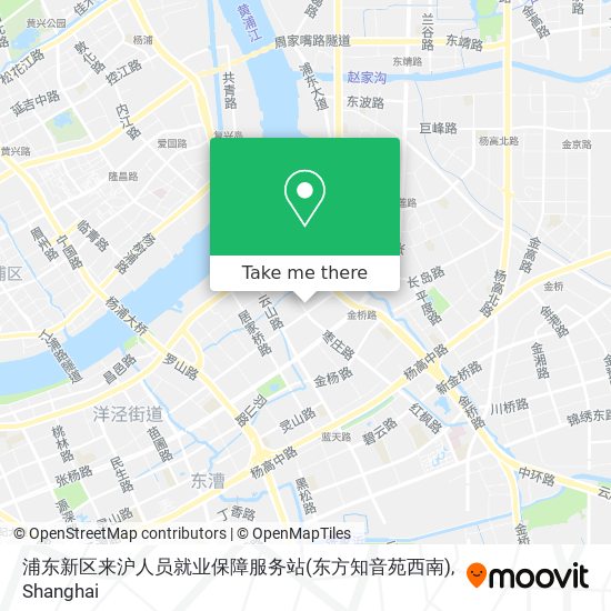 浦东新区来沪人员就业保障服务站(东方知音苑西南) map