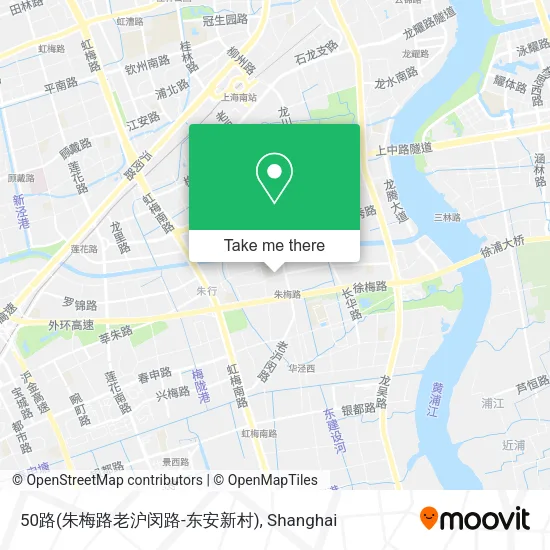 50路(朱梅路老沪闵路-东安新村) map