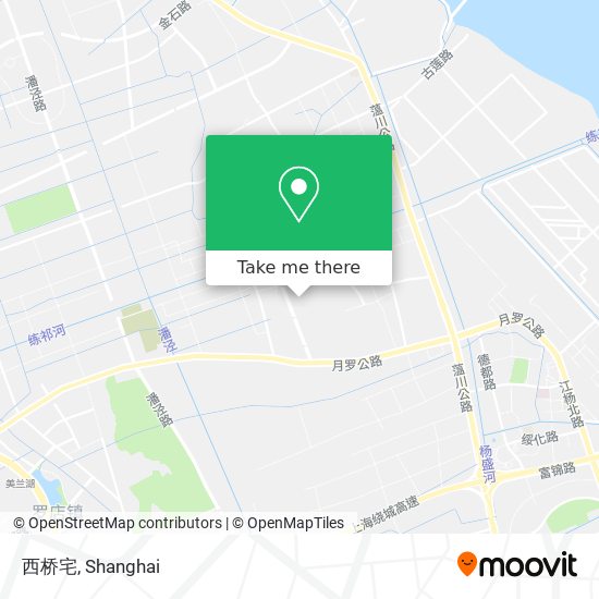 西桥宅 map