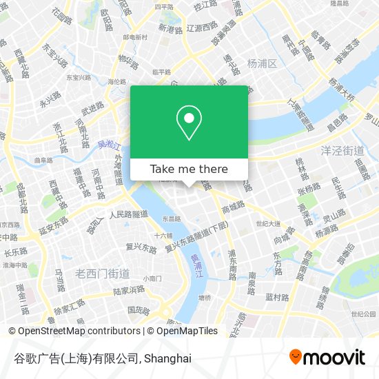 谷歌广告(上海)有限公司 map
