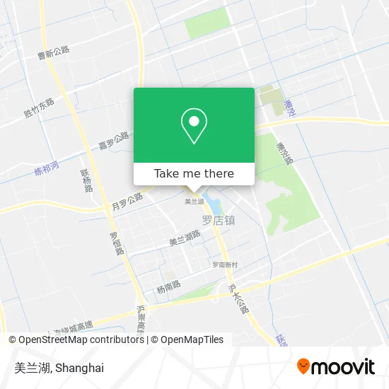 美兰湖 map