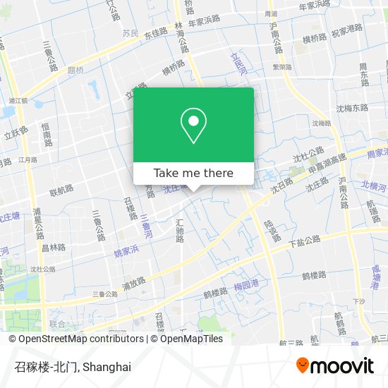 召稼楼-北门 map