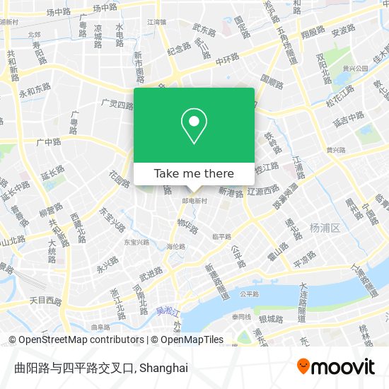 曲阳路与四平路交叉口 map