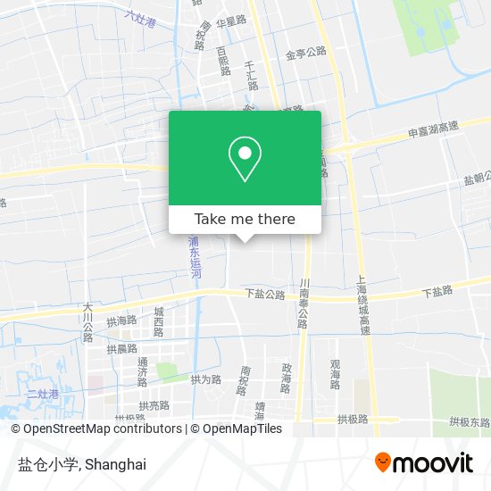 盐仓小学 map