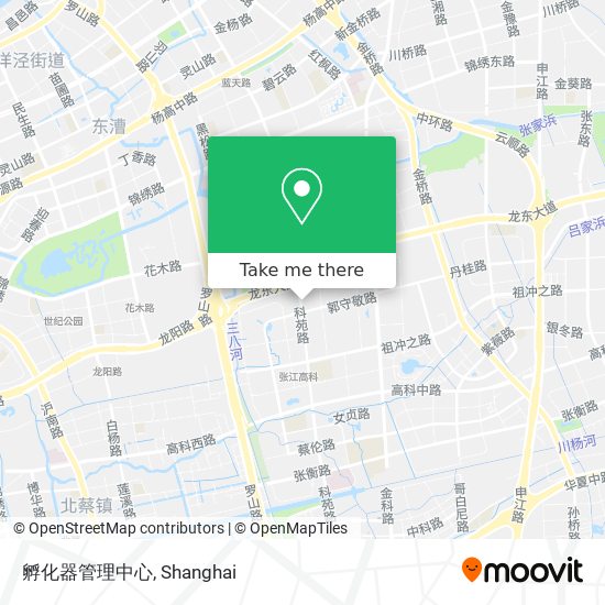 孵化器管理中心 map