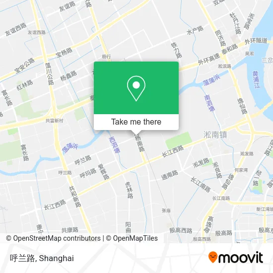 呼兰路 map