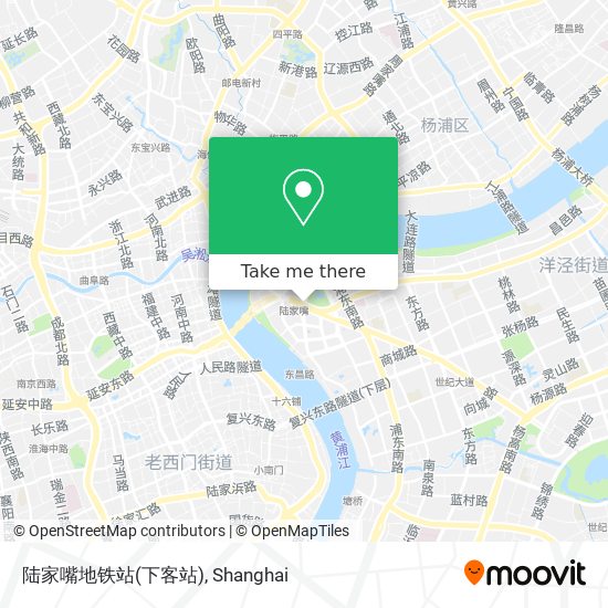 陆家嘴地铁站(下客站) map