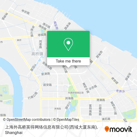 上海外高桥英得网络信息有限公司(西域大厦东南) map