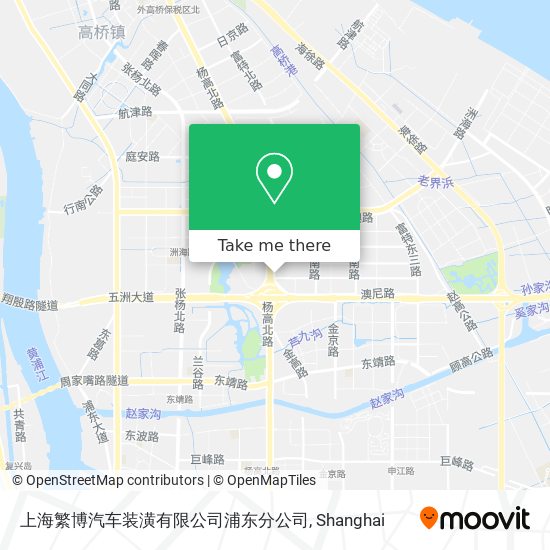 上海繁博汽车装潢有限公司浦东分公司 map