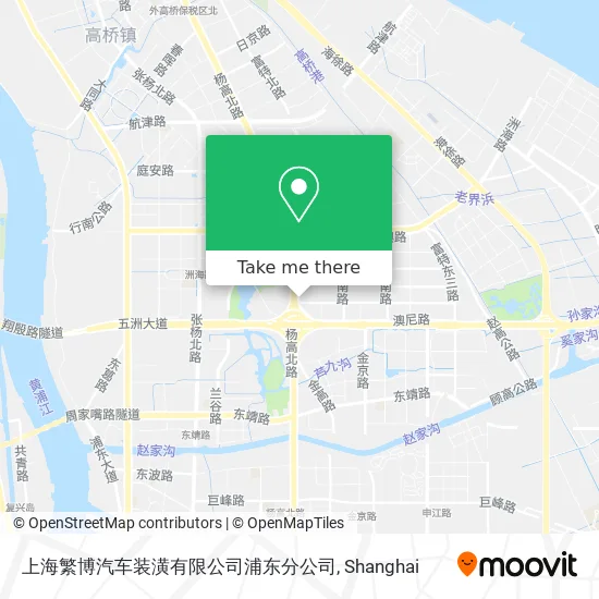 上海繁博汽车装潢有限公司浦东分公司 map