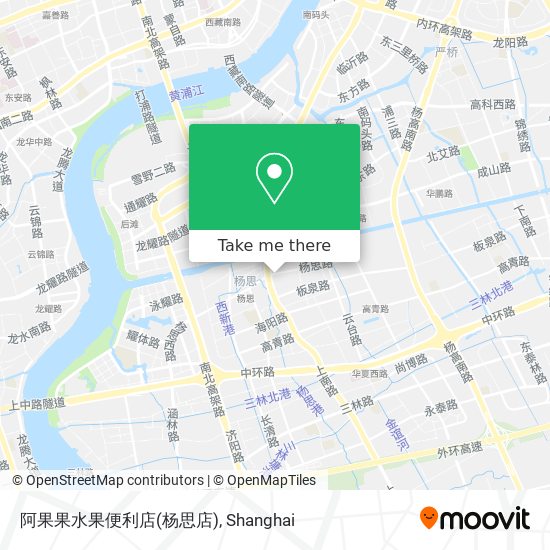 阿果果水果便利店(杨思店) map