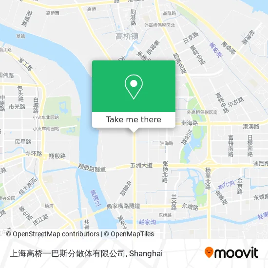 上海高桥一巴斯分散体有限公司 map