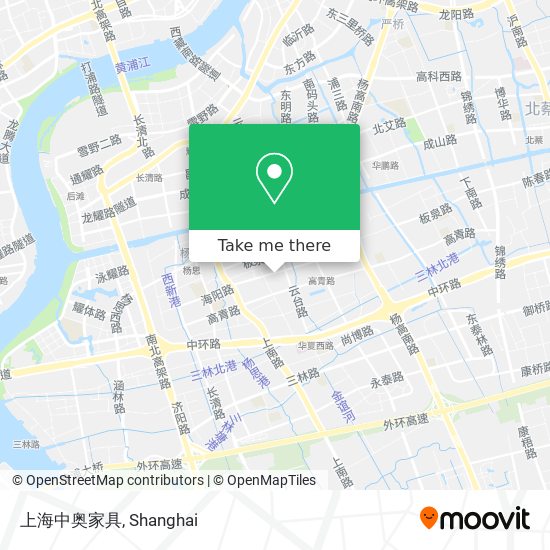 上海中奥家具 map