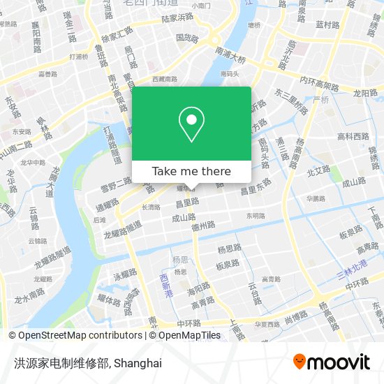 洪源家电制维修部 map