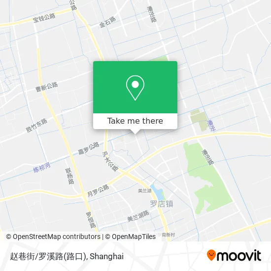 赵巷街/罗溪路(路口) map