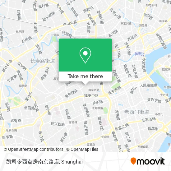 凯司令西点房南京路店 map