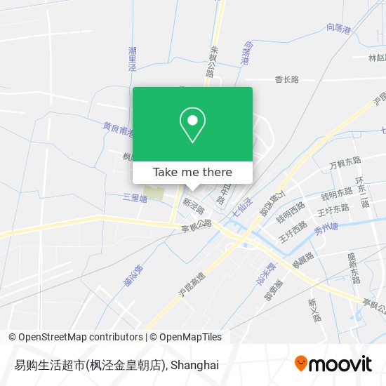 易购生活超市(枫泾金皇朝店) map