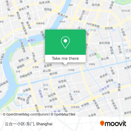 云台一小区-东门 map