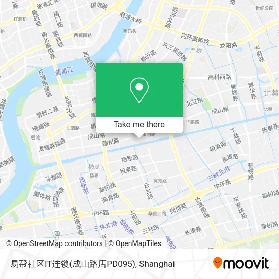 易帮社区IT连锁(成山路店PD095) map