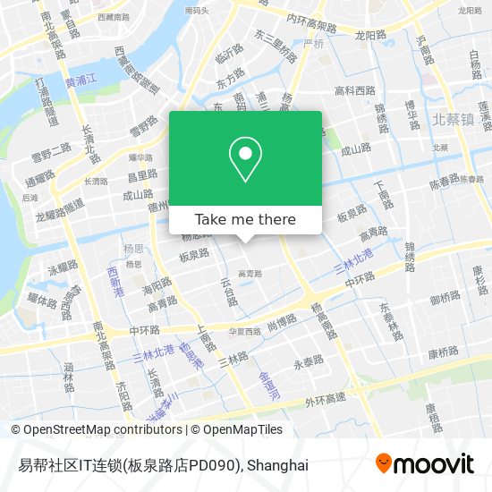 易帮社区IT连锁(板泉路店PD090) map