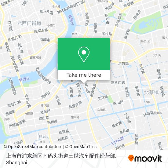 上海市浦东新区南码头街道三世汽车配件经营部 map