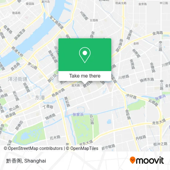 黔香阁 map